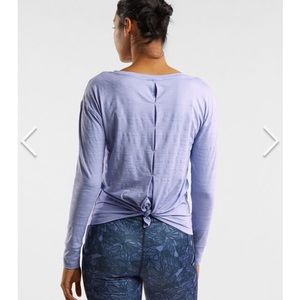 Title Nine Phoenix Pleat Back long sleeve top